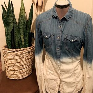 Ombré Jean Jacket